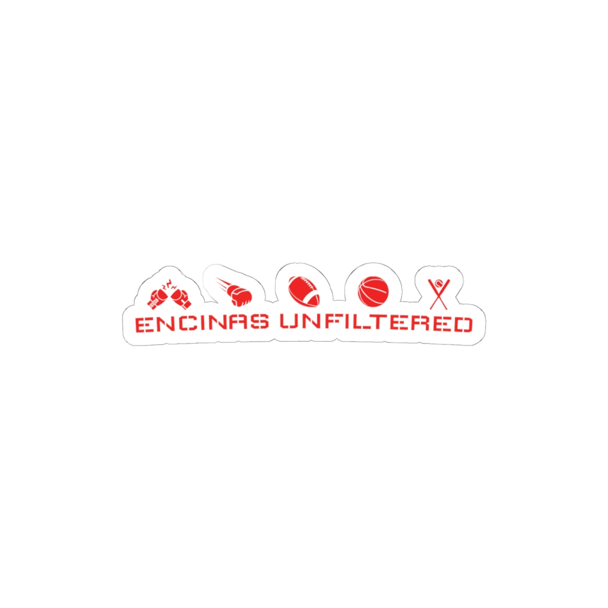 Encinas Unfiltered Original Logo Stickers