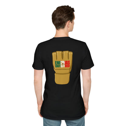 Mexico Inspired MMA Gold Logo Encinas Unfiltered Soft T-shirt