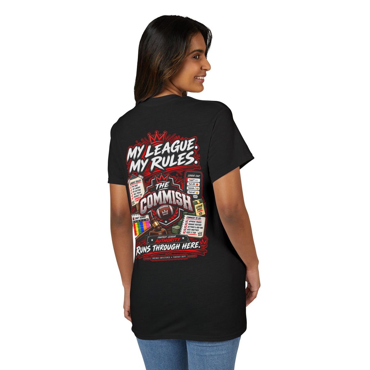 The Commish Fantasy Football Commissioner T-Shirt