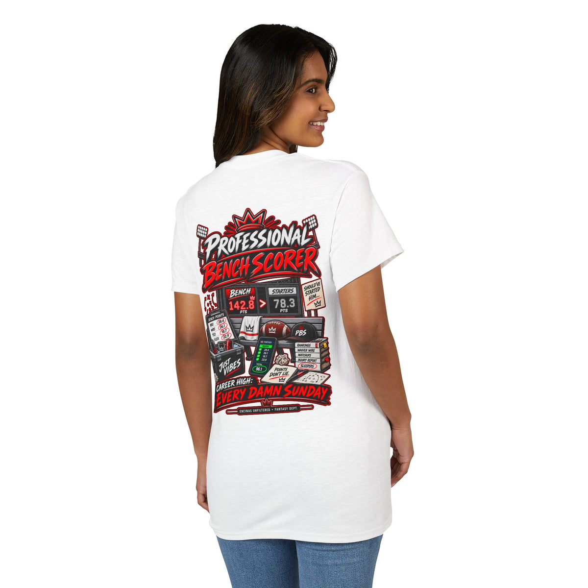Professional Bench Scorer Fantasy Football T-Shirt