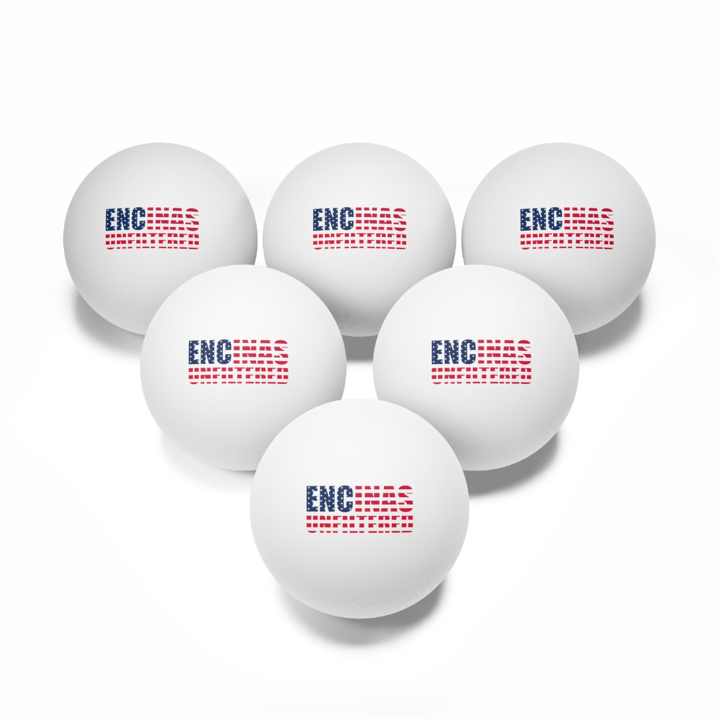 USA Inspired Ping Pong Balls (6-Pack)