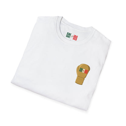 Mexico Inspired Boxing Gold Logo Encinas Unfiltered Soft T-shirt