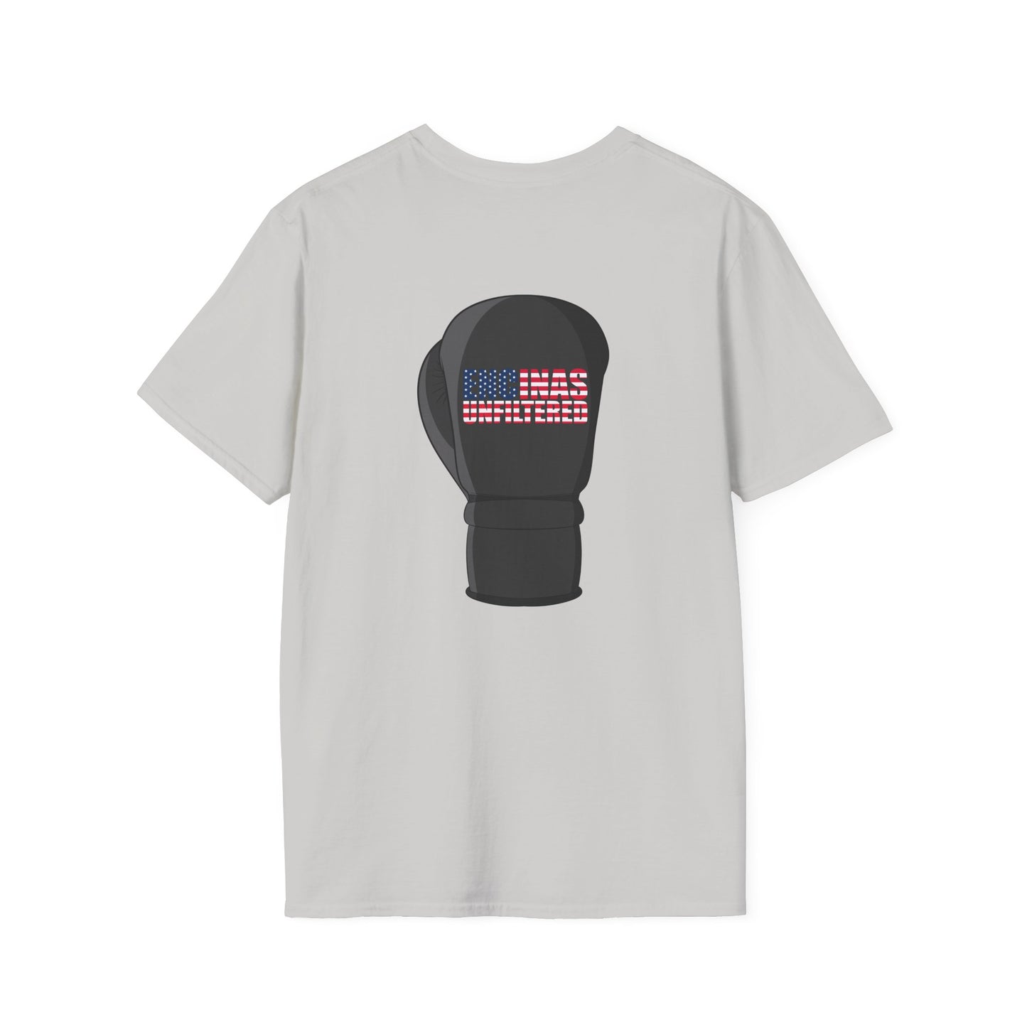 USA Inspired Boxing Black Logo Encinas Unfiltered Soft T-shirt