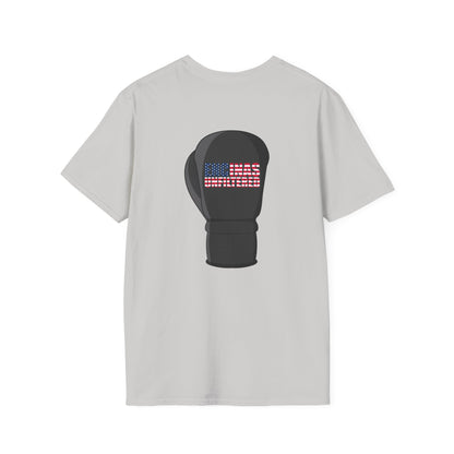 USA Inspired Boxing Black Logo Encinas Unfiltered Soft T-shirt