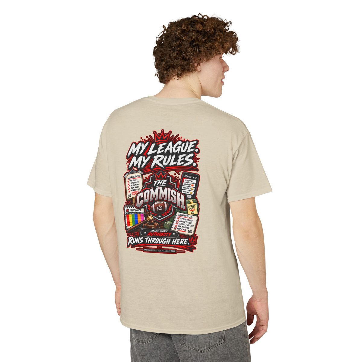 The Commish Fantasy Football Commissioner T-Shirt