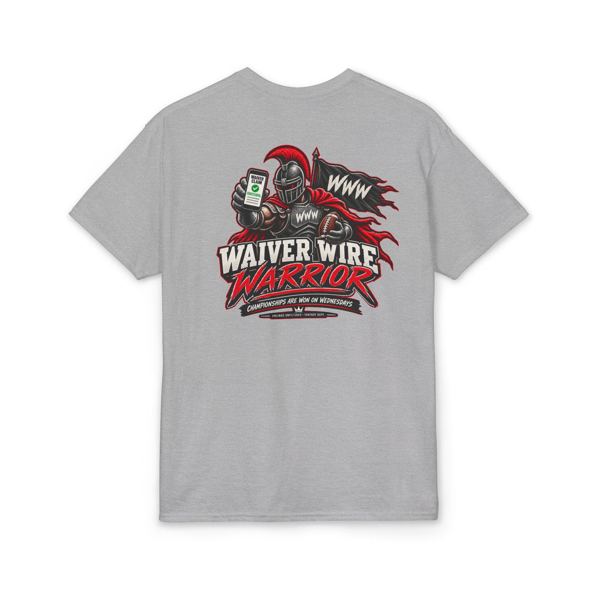 Waiver Wire Warrior Fantasy Football T-Shirt