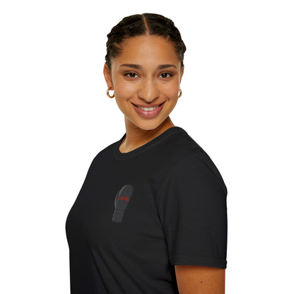 Official Boxing Logo Black Encinas Unfiltered Soft T-shirt Without Back Logo