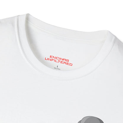 Official Boxing Grey Logo Encinas Unfiltered Soft T-shirt Without Back Logo