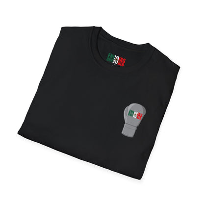 Mexico Inspired Boxing Grey Logo Encinas Unfiltered Soft T-shirt