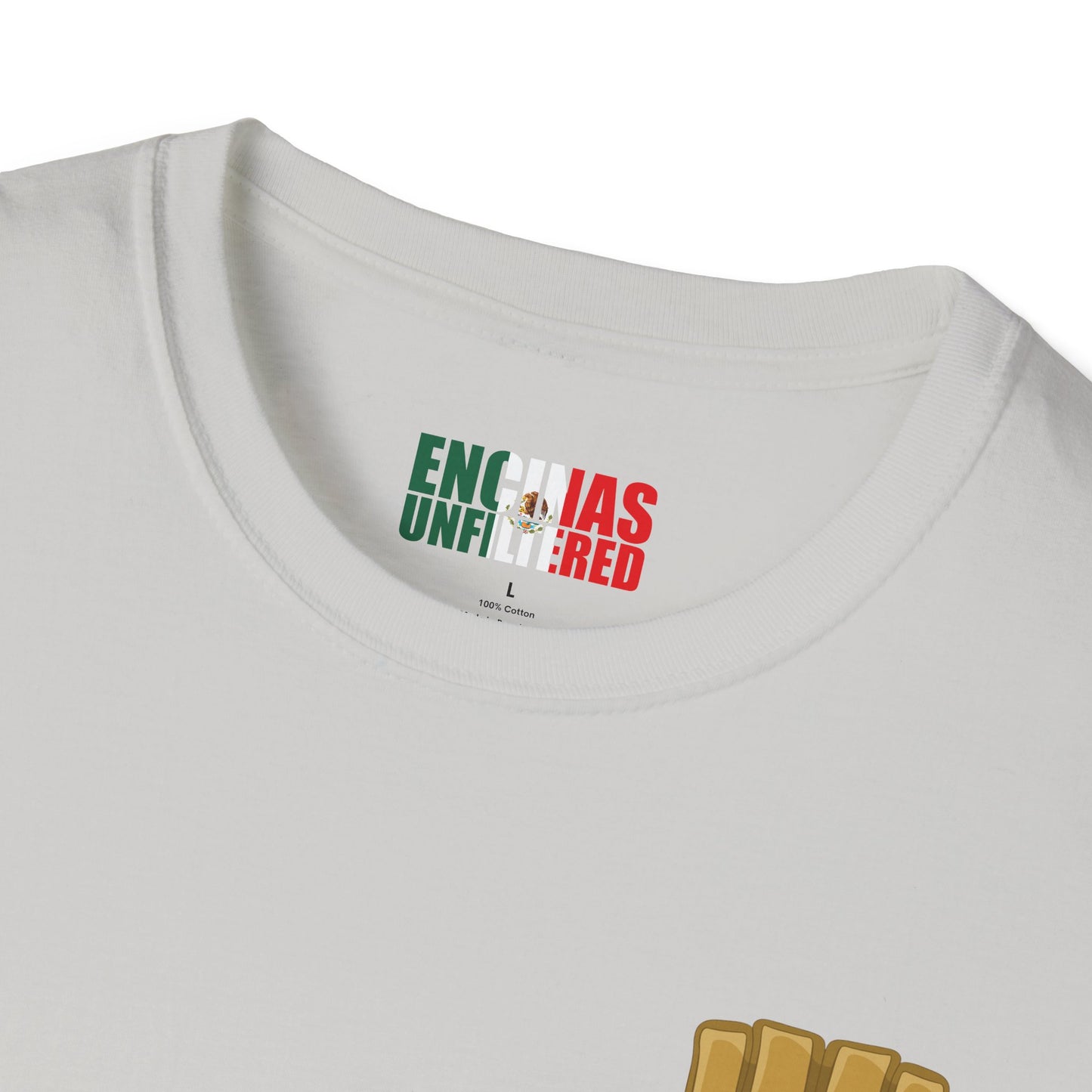 Mexico Inspired MMA Gold Logo Encinas Unfiltered Soft T-shirt