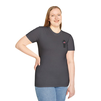 USA Inspired Boxing Black Logo Encinas Unfiltered Soft T-shirt