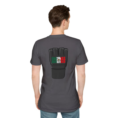 Mexico Inspired MMA Black Logo Encinas Unfiltered Soft T-shirt