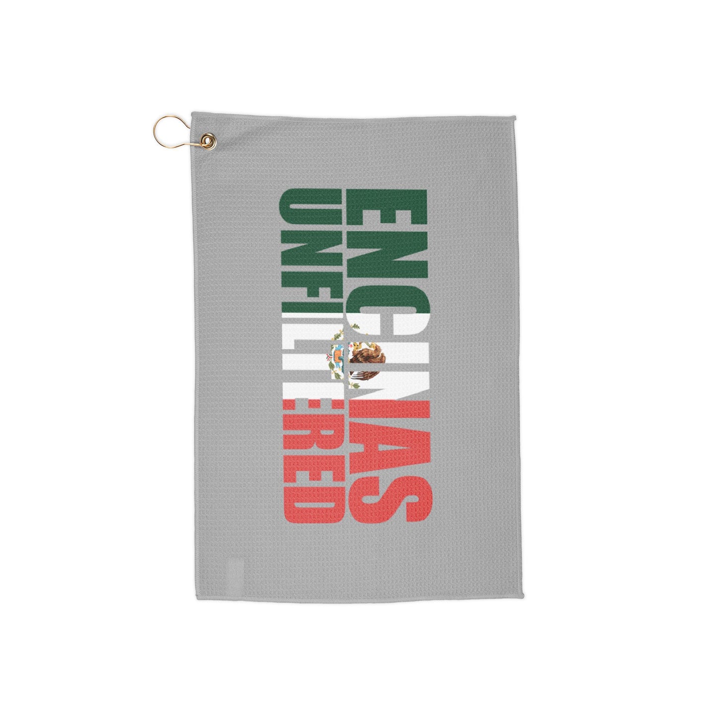 Mexico Inspired Encinas Unfiltered Mexican Flag Golf Towel