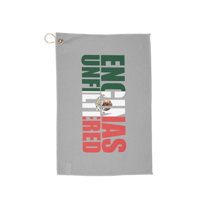 Mexico Inspired Encinas Unfiltered Mexican Flag Golf Towel