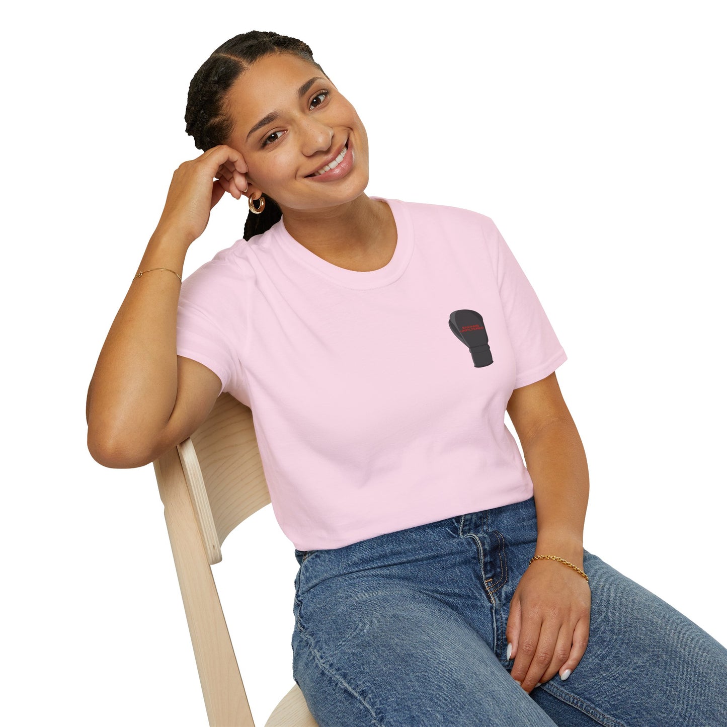 Official Boxing Logo Black Encinas Unfiltered Soft T-shirt Without Back Logo