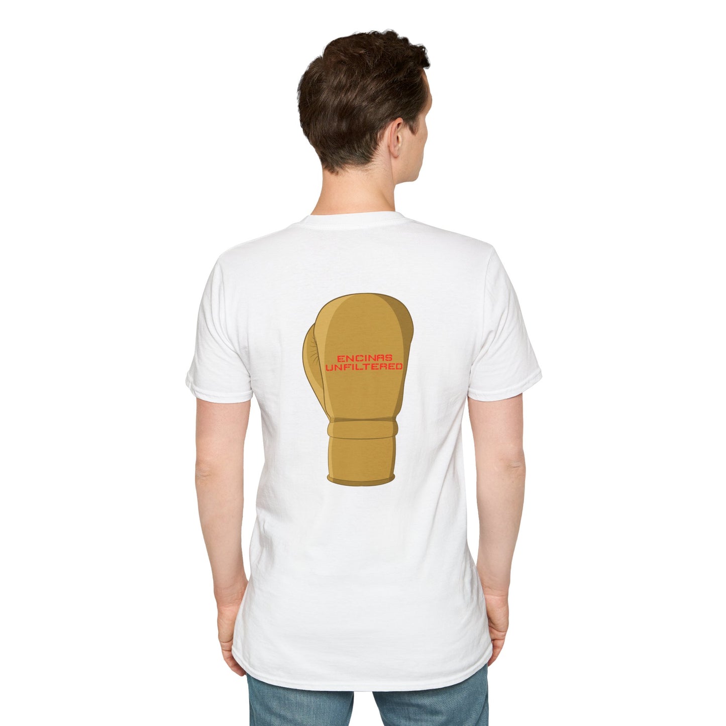Official Boxing Logo Gold Encinas Unfiltered Soft T-shirt