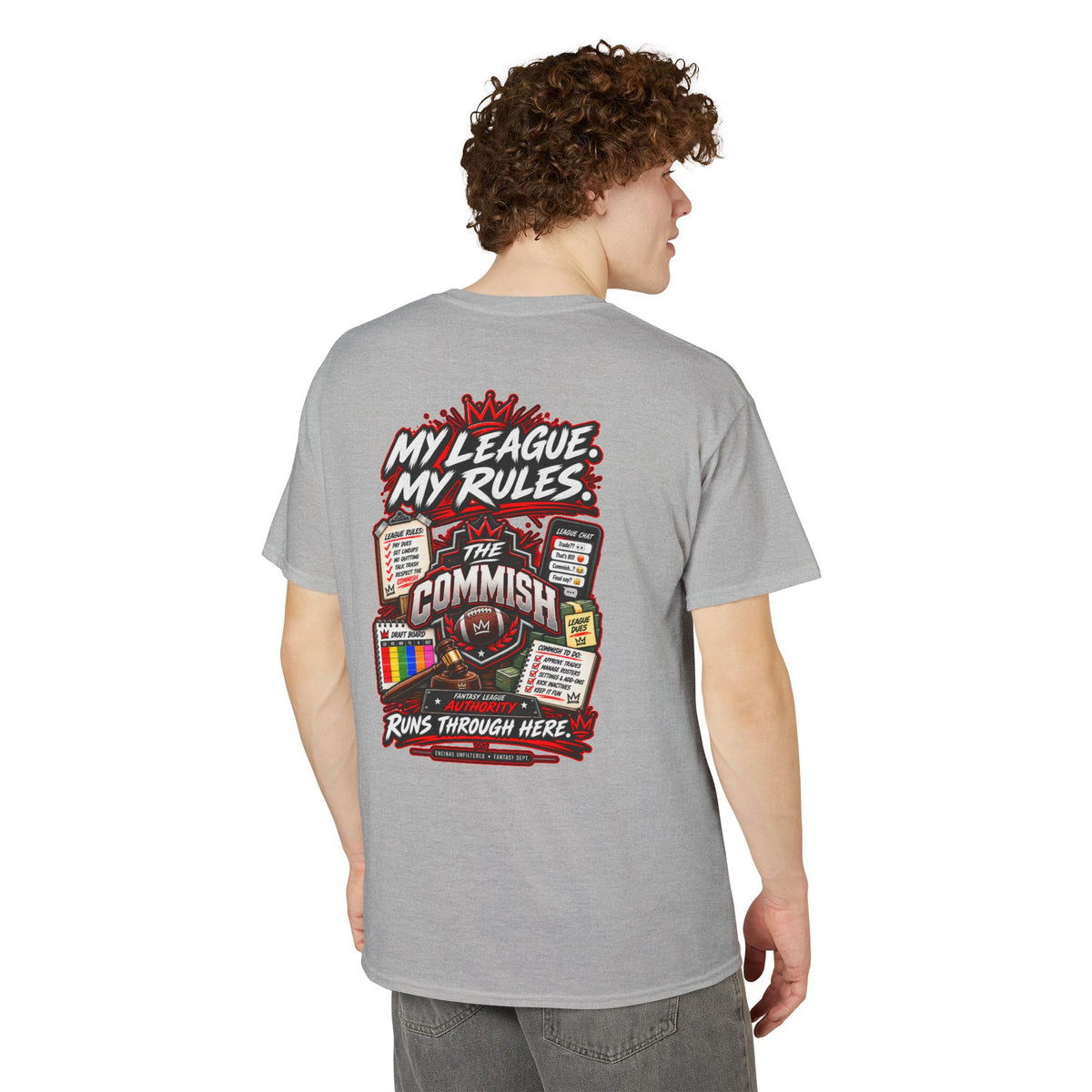 The Commish Fantasy Football Commissioner T-Shirt