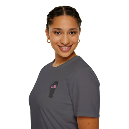 USA Inspired Boxing Black Logo Encinas Unfiltered Soft T-shirt