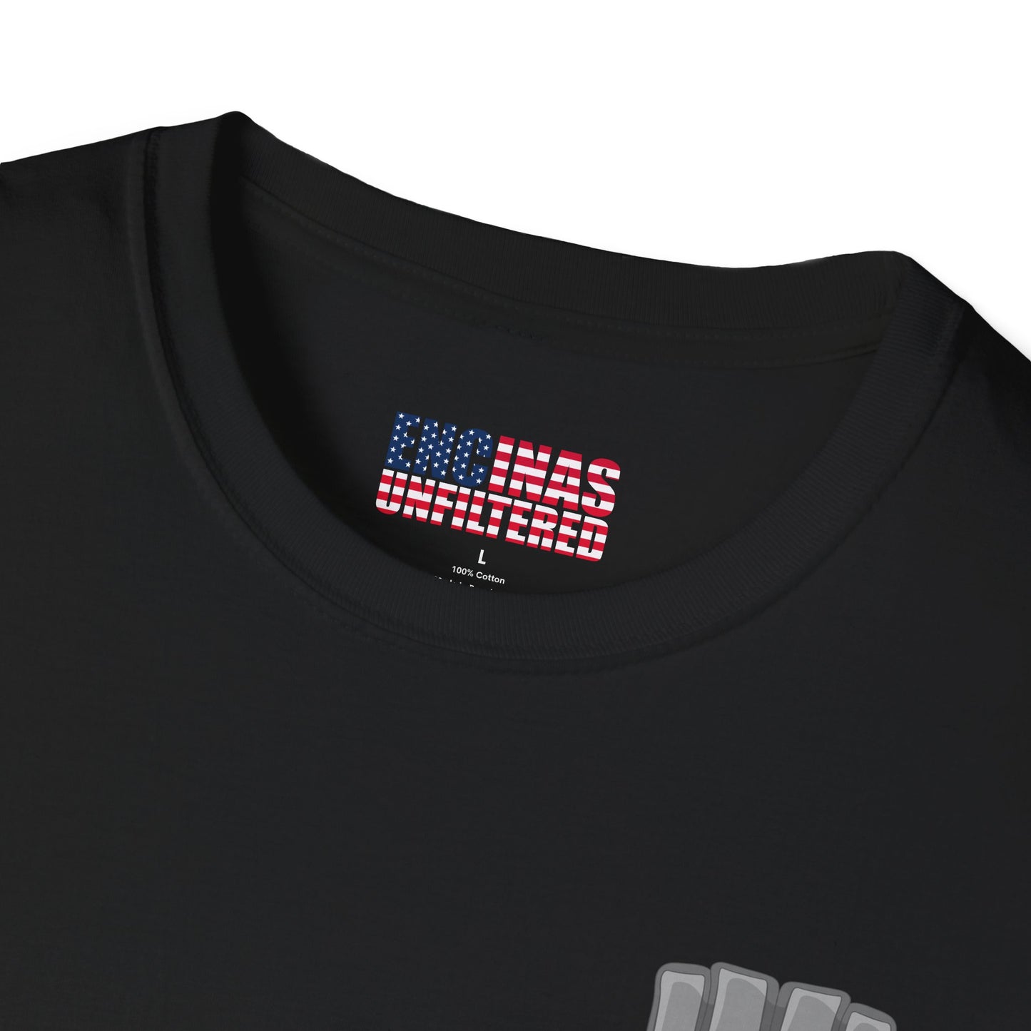 USA Inspired MMA Grey Logo Encinas Unfiltered Soft T-Shirt