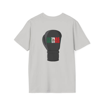 Mexico Inspired Boxing Black Logo Encinas Unfiltered Soft T-shirt