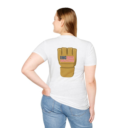 USA Inspired MMA Gold Logo Encinas Unfiltered Soft T-Shirt