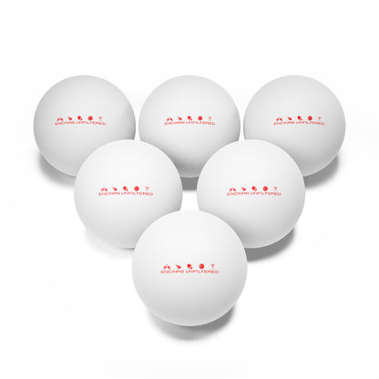 Official Encinas Unfiltered Ping Pong Balls (6-Pack)