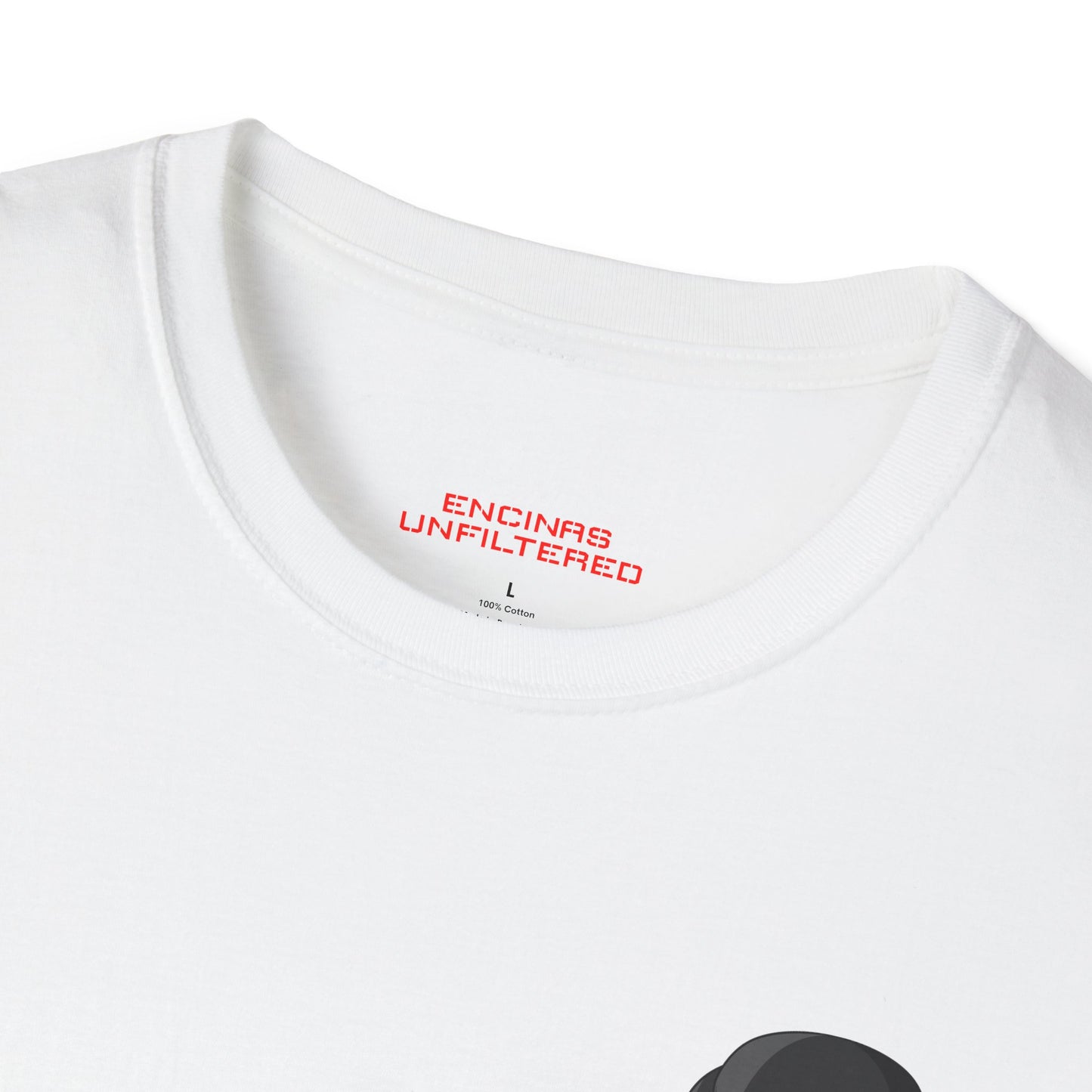 Official Boxing Logo Black Encinas Unfiltered Soft T-shirt Without Back Logo