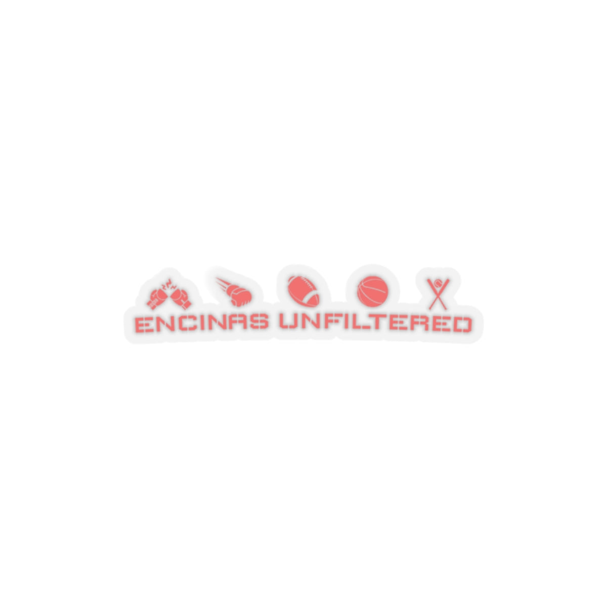 Encinas Unfiltered Original Logo Stickers