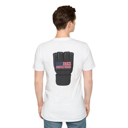 USA Inspired MMA Black Logo Encinas Unfiltered Soft T-Shirt