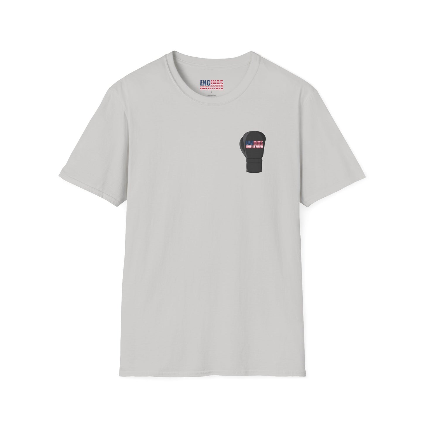 USA Inspired Boxing Black Logo Encinas Unfiltered Soft T-shirt