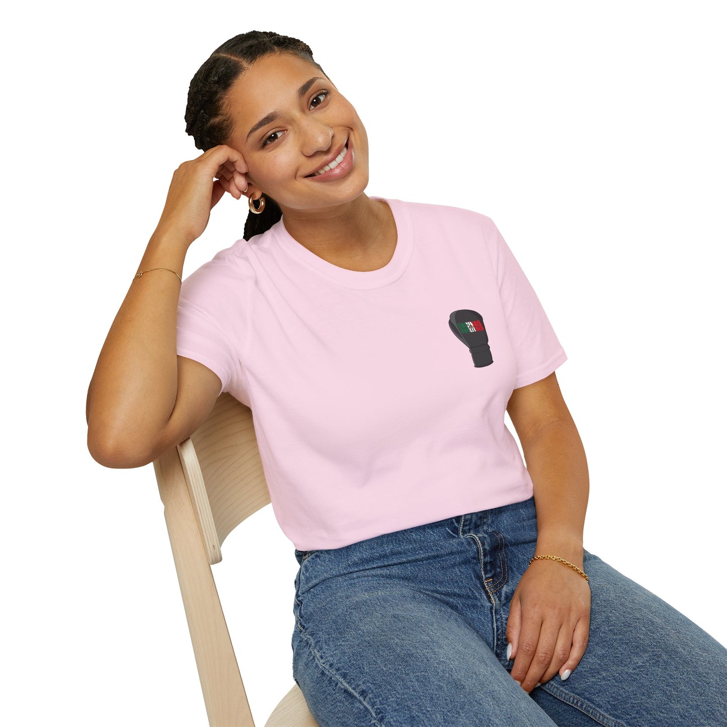 Mexico Inspired Boxing Black Logo Encinas Unfiltered Soft T-shirt Without Back Logo