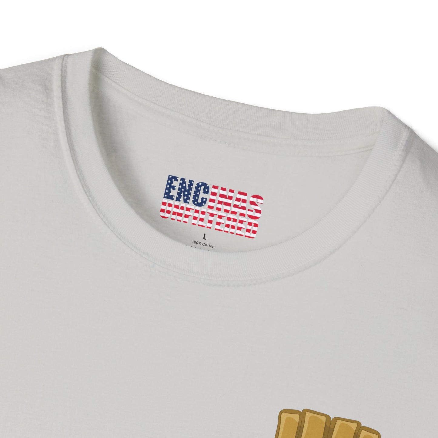 USA Inspired MMA Gold Logo Encinas Unfiltered Soft T-Shirt