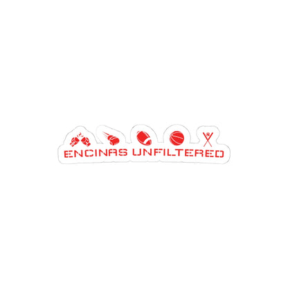 Encinas Unfiltered Original Logo Stickers
