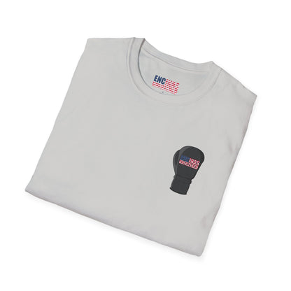 USA Inspired Boxing Black Logo Encinas Unfiltered Soft T-shirt